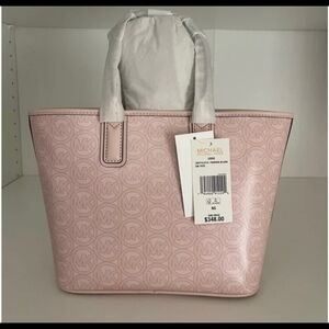 Michael Kors Light Pink Logo Tote